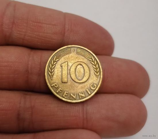 10 пфеннигов 1950г. (F). Германия.
