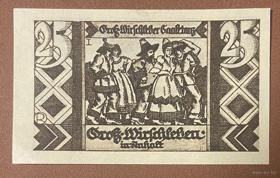 Нотгельд 25 пфеннигов 1921 год. Нёрдлинген. Веймарская республика