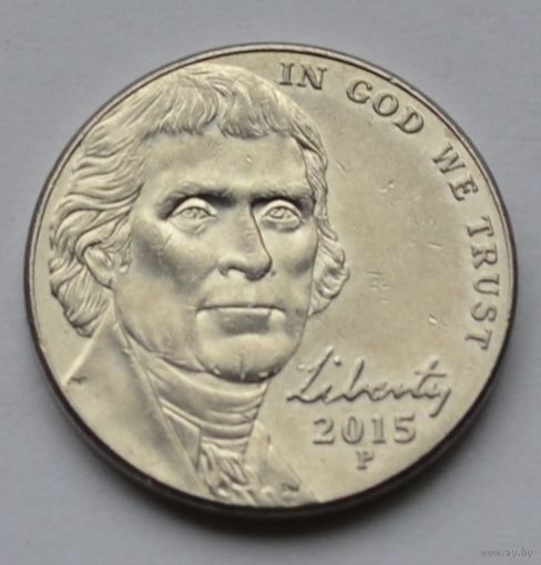 США, 5 центов 2015 г. Р