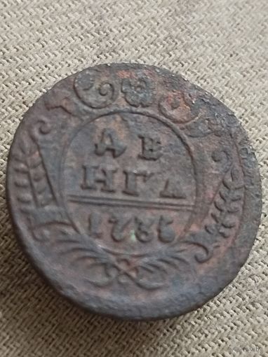 Распродажа - деньга 1735г.,АННА ИОАНОВНА