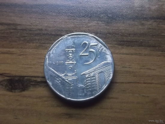 Куба 25 сентаво 2000