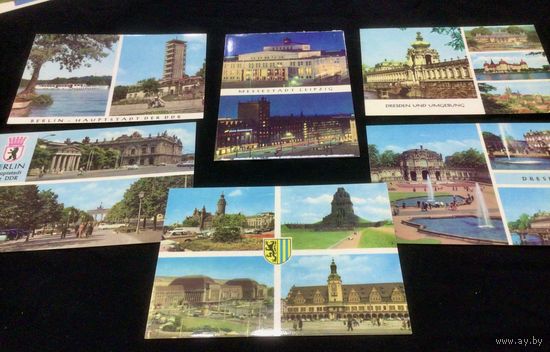 Открытки винтажные ГДР 1970-е г.