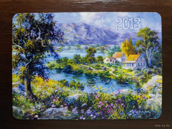 Календарик карманный 2013г