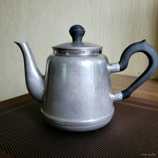 Чайник заварочный,  мельхиор, Кольчугино.