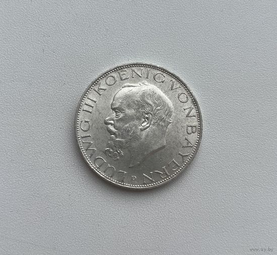 БАВАРИЯ  3 марки 1914 г.