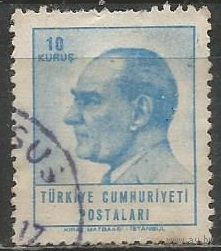 Турция. Кемаль Ататюрк. Первый Президент. 1964г. Mi#1931.