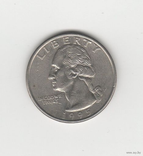 Квотер (25 центов) США 1995 Р Лот 8309