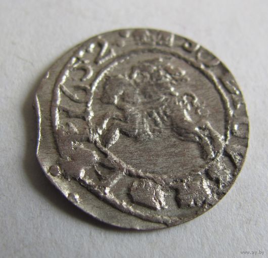 Солид литовский 1652 без знака минцмейстера Ян Казимир