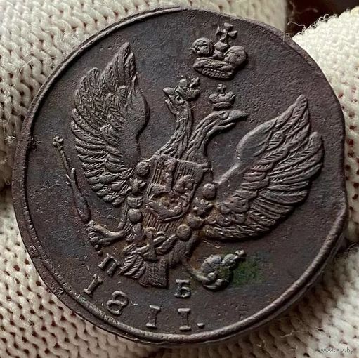 2 копейки 1811 КМ ПБ! Тетерев! Петров 0,5 руб! Состояние UNC! ТОРГ!