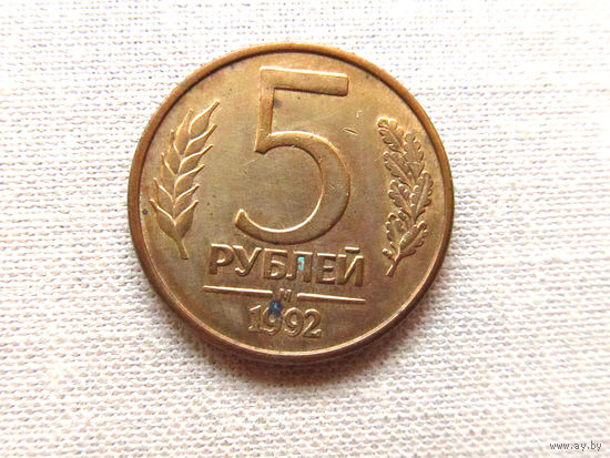 15-1-15-2Д 5 Рублей Россия 1992 М