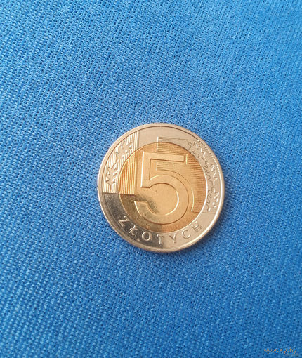 Польша 5 злотых 2017 ( Обмен! )