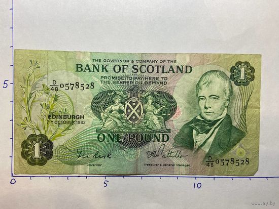 ШОТЛАНДИЯ 1 фунт 1983 года - 472