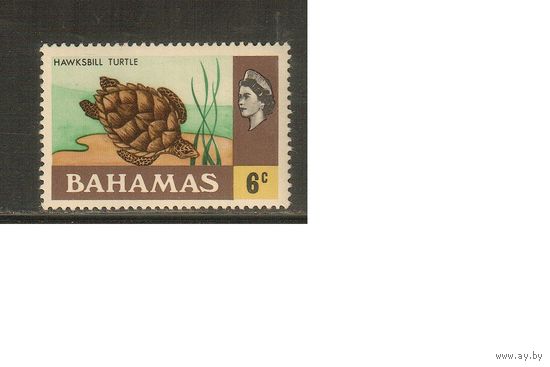Багамы-1971(Мих.333) , **  , Морская  Фауна, Черепаха