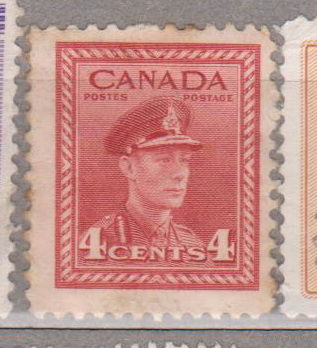 Известные люди личности  Король Георг VI Канада 1942 год  лот 10 ЧИСТАЯ