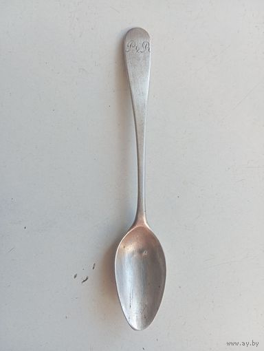 Чайная ложка себряная. 13 см. Вес 13 грамм.