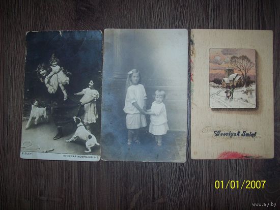 3 открытки Польша до 1928 года