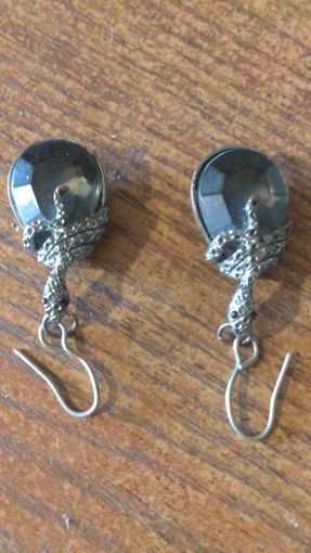 СЕРЬГИ.Змея. цена снижена