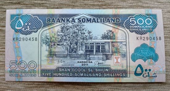 Werty71 Сомалиленд 500 Шиллингов 2011 UNC банкнота