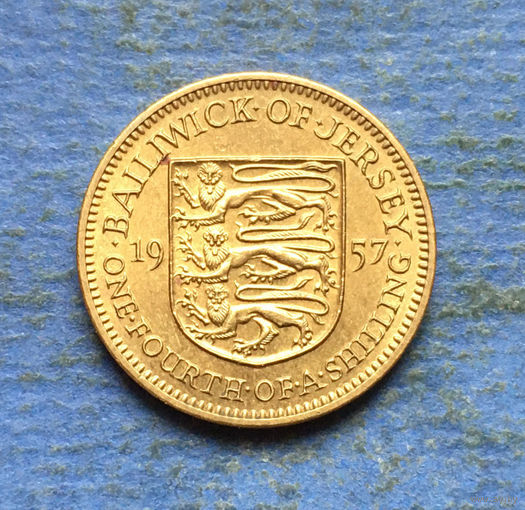 Джерси 1/4 шиллинга 1957