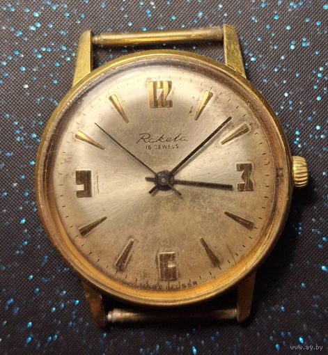 Часы ракета ссср позолота ау 20 распродажа коллекции