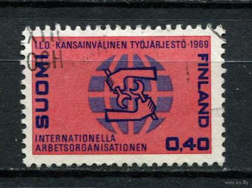 Финляндия - 1969 - 50-летие Международной организации труда - [Mi. 660] - полная серия - 1 марка. Гашеная.  (Лот 174AO)