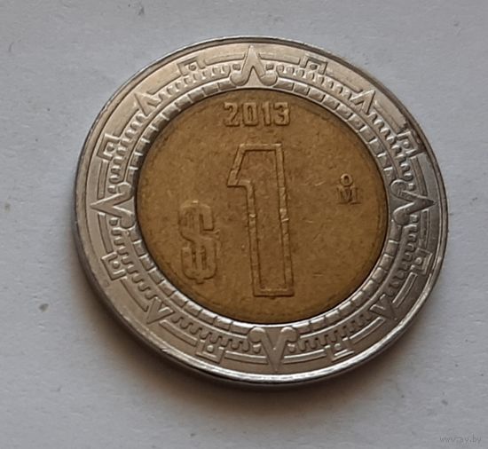 1 песо 2013 г. Мексика