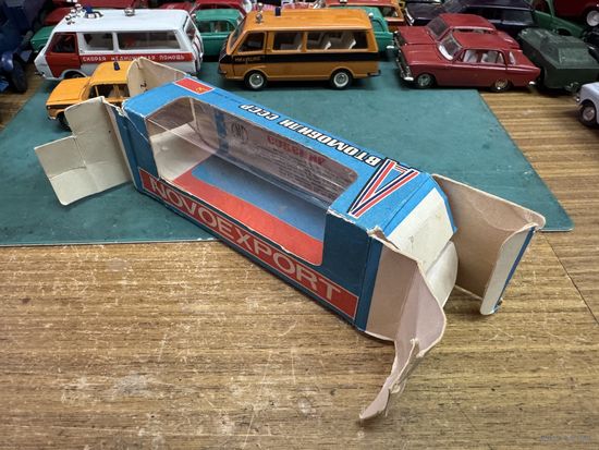 Коробка к ВАЗ Новоэкспорт, штамп 23 октября 197.(?) года, Тантал, Агат, Саратов с рубля.