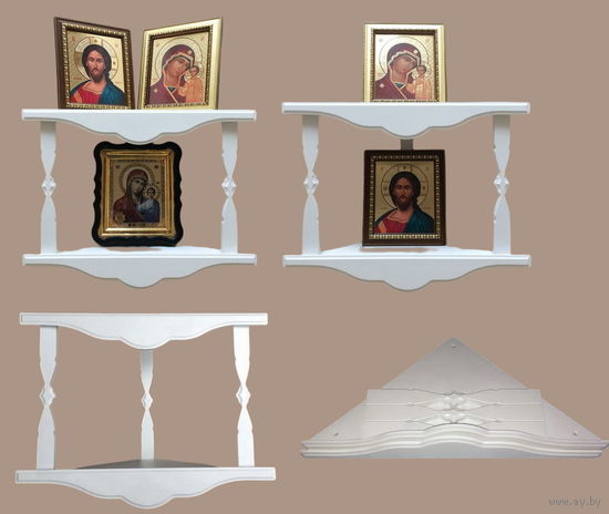 Полка для икон угловая 2601