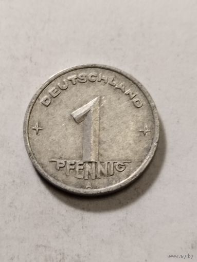 ГДР 1 пфенинг 1948 А