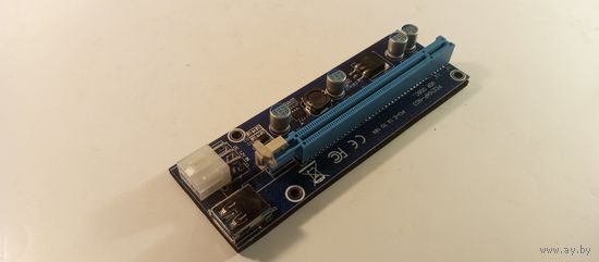 USB Riser с питанием 6 пин