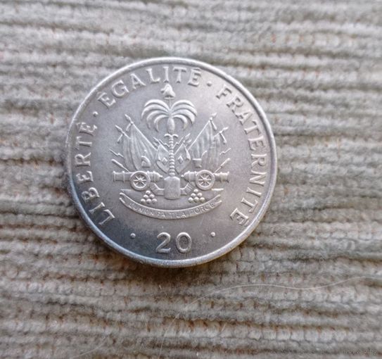 Werty71 Гаити 20 сантимов 1991
