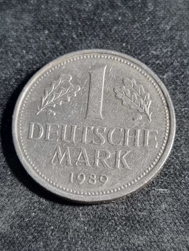 Германия (ФРГ) 1 марка 1989 D