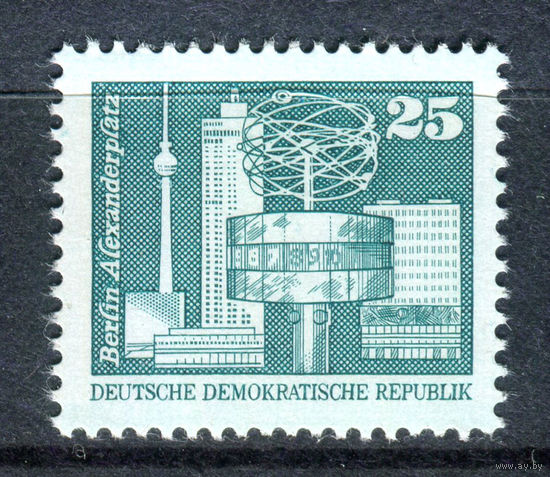 ГДР - 1980г. - Строительство в ГДР. Стандарты - полная серия, MNH [Mi 2521] - 1 марка
