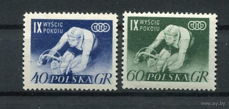 Польша, 1956, 9 международные Велогонки, СПОРТ М#964-965,** \\01