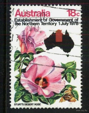 Австралия - 1978 [Mi. 653] Гашеная (AU15)