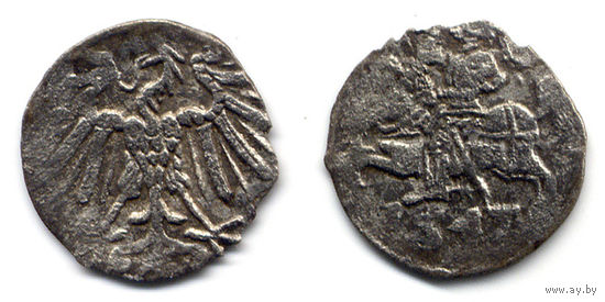 Денарий 1547, Жигимонт Август, Вильно. Редкий, RRR (R6)!