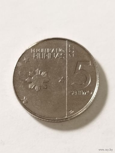 Филиппины 5 сентим 2017