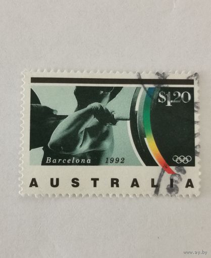 Марка из серии "Олимпийские и Паралимпийские игры"