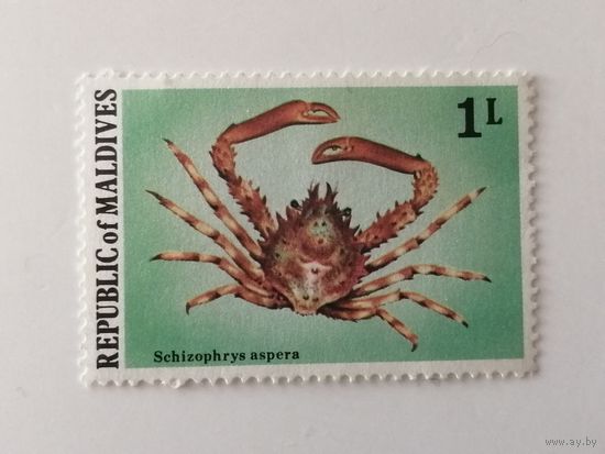 Мальдивы 1978. Ракообразные