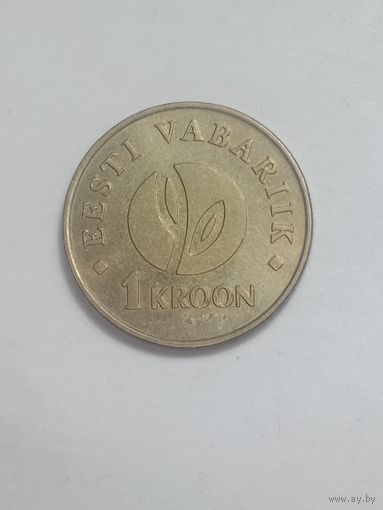 Эстония 1 крона 2008 года .
