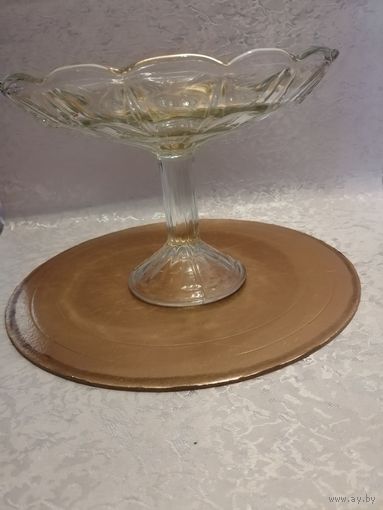 Ваза конфетница фруктовница СССР ВИНТАЖ