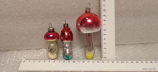 Ёлочные игрушки. Грибы. 7-7