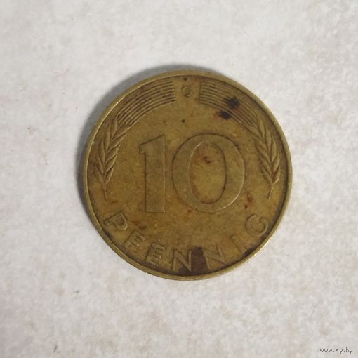 10 пфеннигов 1973 G Германия ФРГ