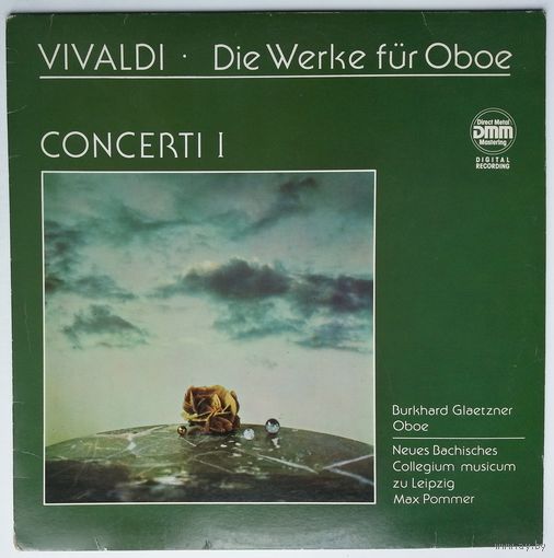 LP Neues Bachisches Collegium Musicum Leipzig, Orchestra, Max Pommer, Conductor, Burkhard Glaetzner, Oboe, Christine Schornsheim, Continuo-Orgel / Continuo-Cembalo – Vivaldi Die Werke Fur Oboe Con