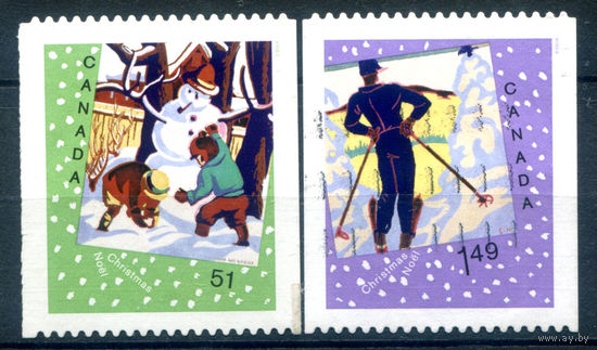 Канада - 2006г. - Рождество - 2 марки - гашёные. #3-WB-98-B-2