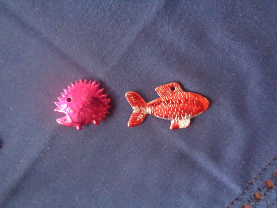 Картонаж. Еж, рыба. Торги с 1 руб.