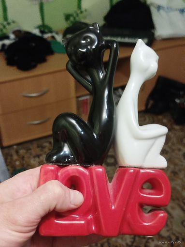 2 кота,керамика