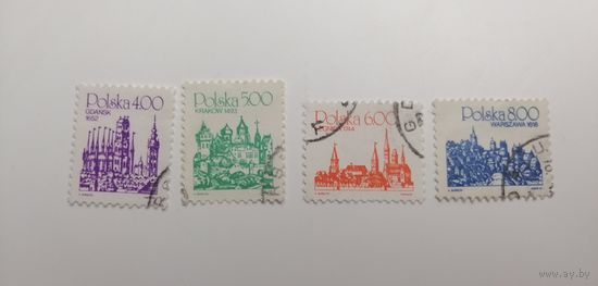 Польша 1981. Польские города. Стандарты.