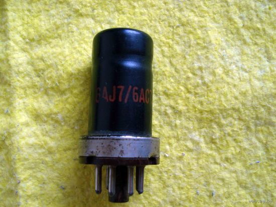 Лампа 6AJ7/6AC7 "General Electric" производство Канада