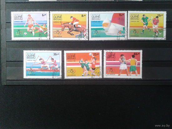 Гвинея Бисау, 1984. Олимпийские игры в Лос-Анжелесе, полная серия